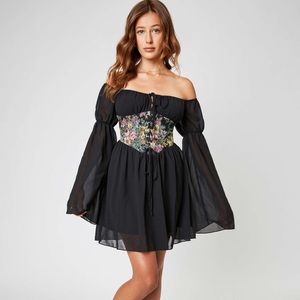 Cider | Dresses | Cider Floral Laceup Corset Mini Dress | Poshmark Cider | Dresses | Cider Floral Laceup Corset Mini Dress | Poshmark